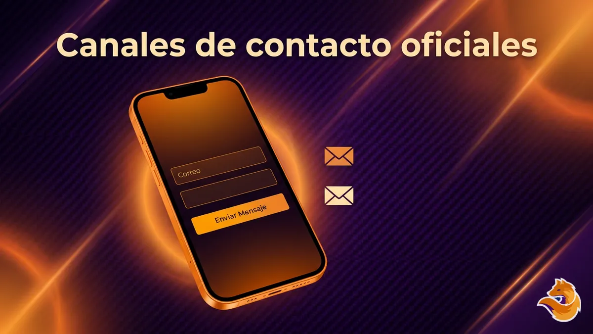 Mockup del formulario de contacto oficial de LatamWin en Chile con botón Enviar Mensaje