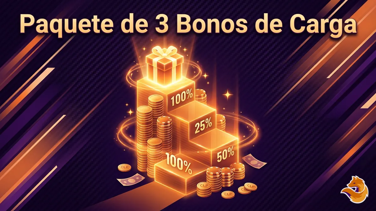 Paquete de tres bonos de carga de LatamWin Chile hasta $300.000