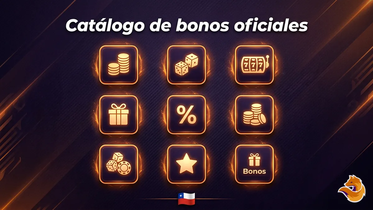 Comparación del catálogo de 9 bonos oficiales disponibles en LatamWin Chile