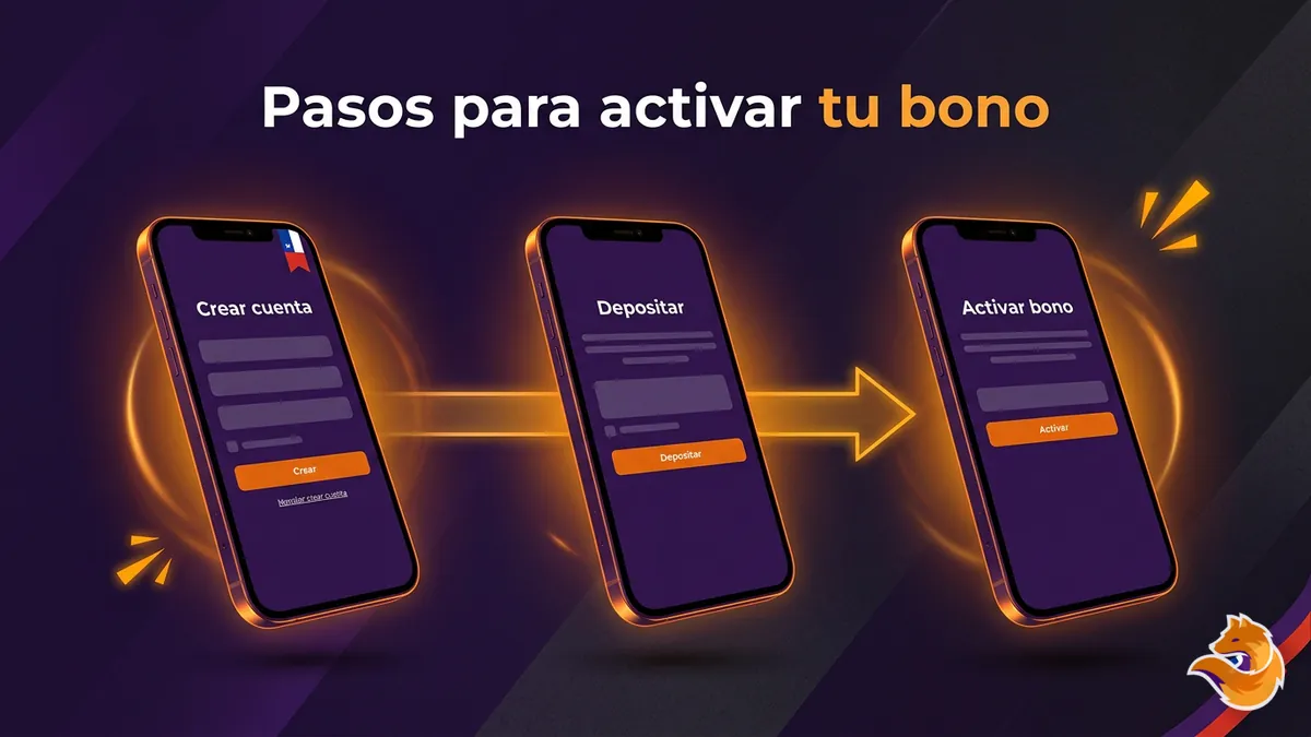 Pasos para activar el bono de bienvenida en LatamWin desde tu cuenta en Chile